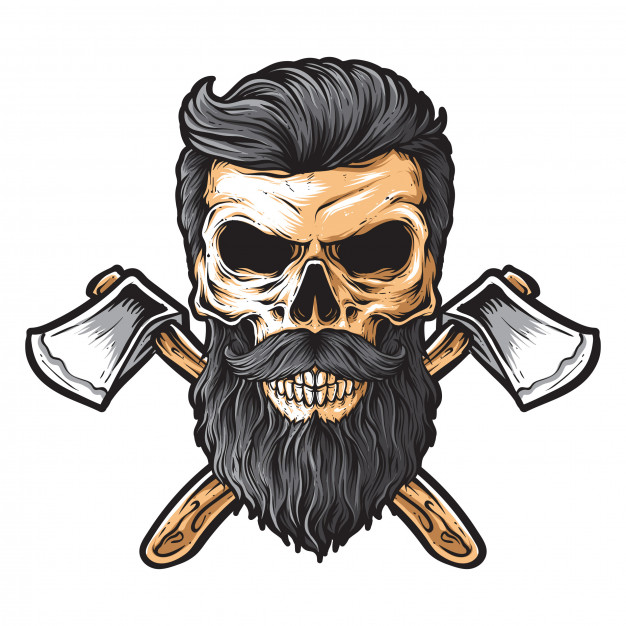 Skull Lumberjack Vector Vector Premium Download 626x626 Skull Lumberjack Vector Vector Premium Download
