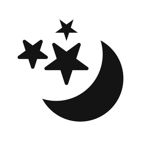 Moon And Stars Vector Icon 490x490 Moon And Stars Vector Icon