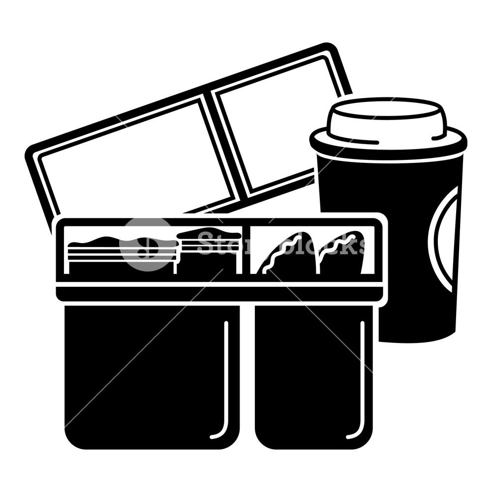1000x1000 Open Lunch Box Icon Simple Illustration Of Open Lunch Box Vector