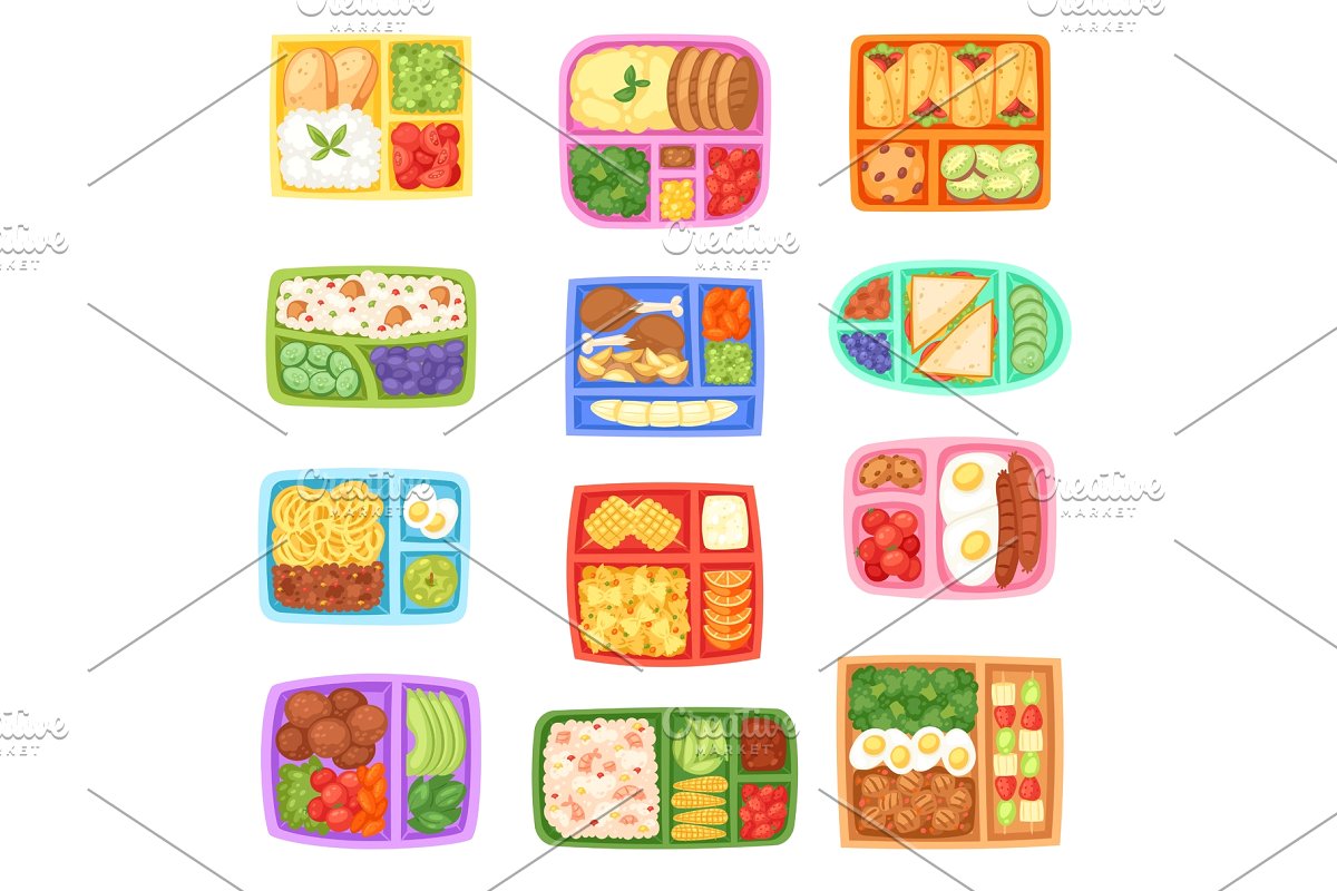 Lunch Vector