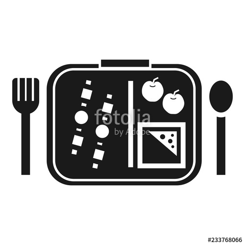 500x500 Time To Lunch Icon Simple Illustration Of Time To Lunch Vector
