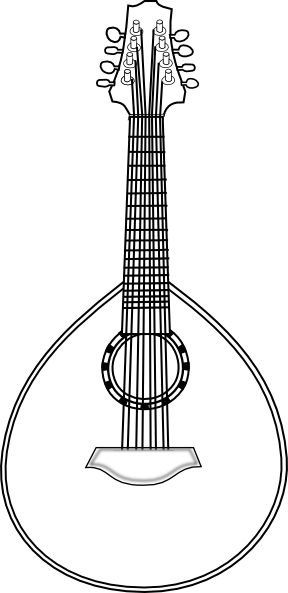 Lute Clip Art 288x593 Lute Clip Art