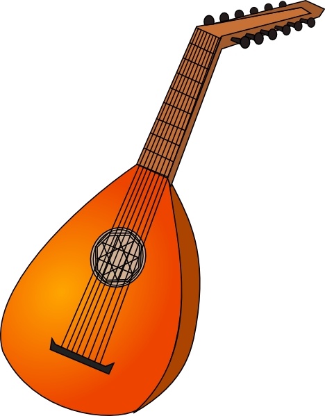 Lute Clip Art Free Vector In Open Office Drawing 468x599 Lute Clip Art Free Vector In Open Office Drawing