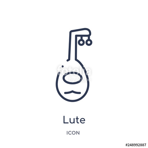 Lute Icon From Music Outline Collection Thin Line Lute Icon 500x500 Lute Icon From Music Outline Collection Thin Line Lute Icon