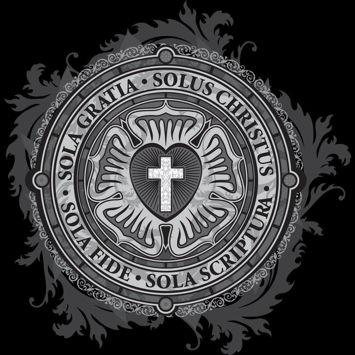 Lutheran Rose Vector 1200x1200 Lutheran Rose Vector