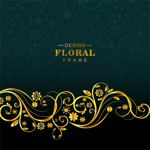 626x626 Luxury Background With Floral Ornaments Vector Free Download