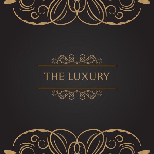 626x626 Luxury With Golden Elements Background Vector Free Download