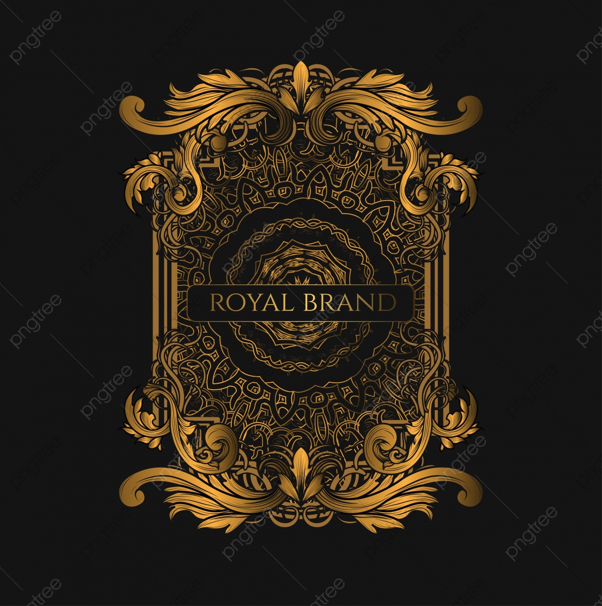 1200x1208 Luxury Frame With Gold Ornament, Abstract, Background, Beauty Png