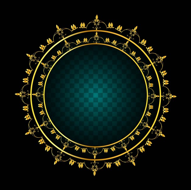 626x623 Modern Floral Luxury Frame Vector Free Download