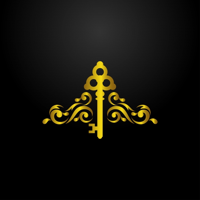 640x640 Luxury Key Logo, Luxury, Logo, Crest Png And Vector