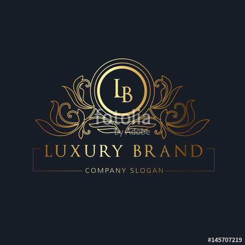 500x500 Luxury Logo, Hotel Logo, Monogram Logo, Vector Logo Template