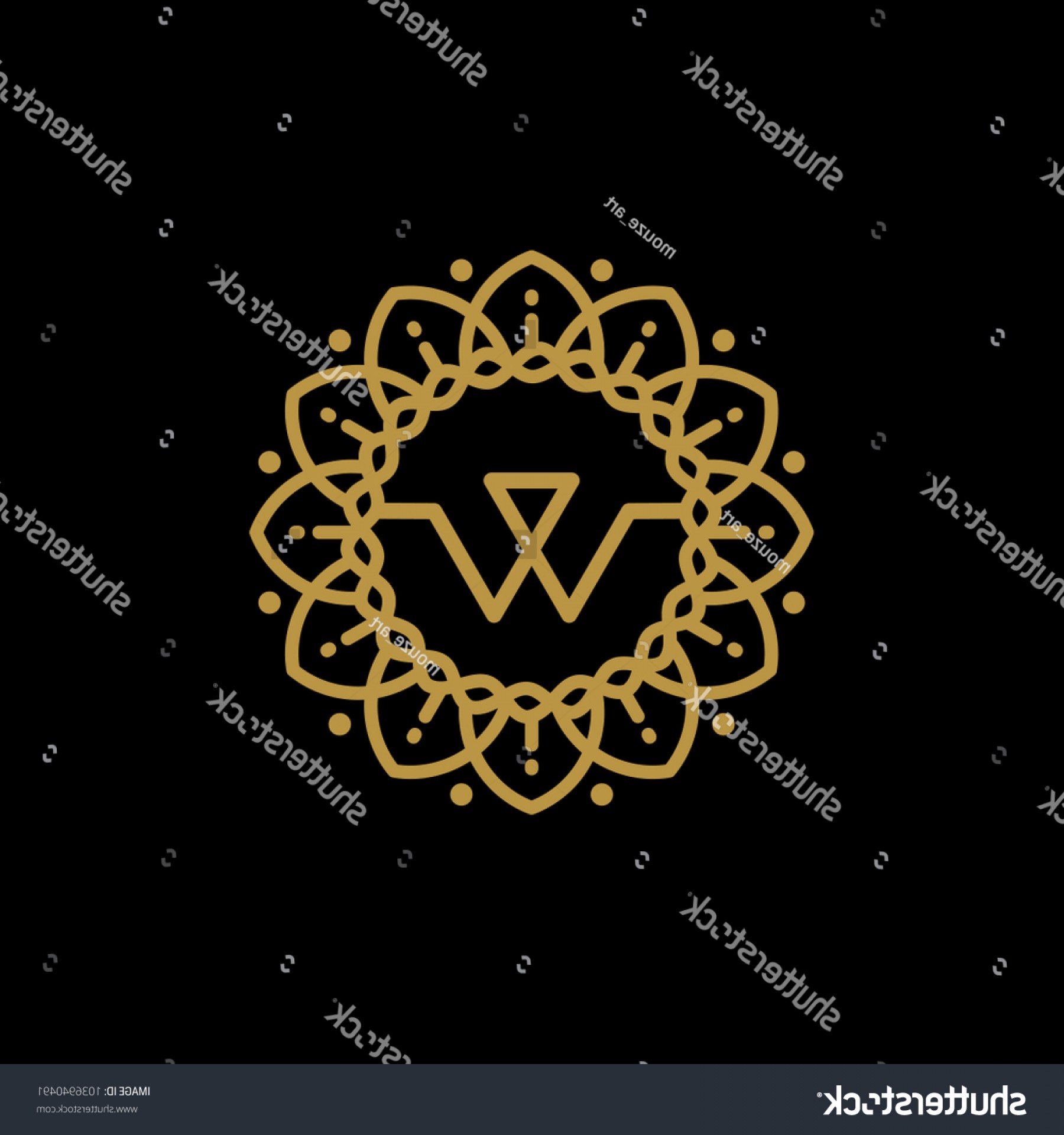 1800x1920 Luxury Wedding Logo Vector Circle Initial Soidergi