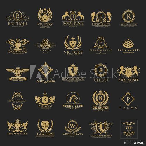 500x500 Luxury Logo Set,best Selected Collection,hotel Logo,crest Logo Set