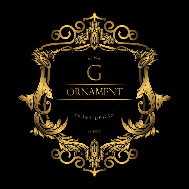 626x626 Frame Luxury With Golden Color Premium Vector Luxury Designs