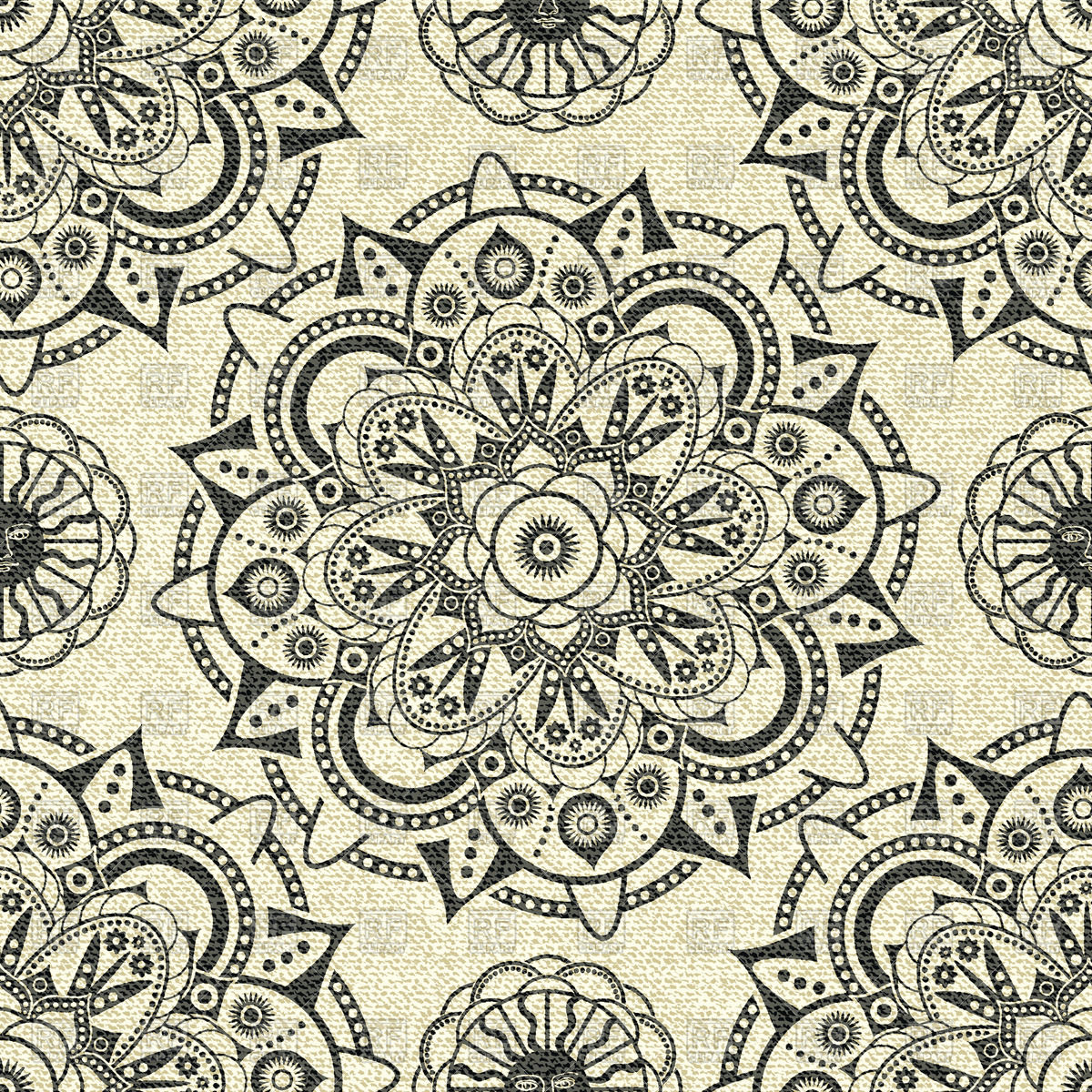 1200x1200 Luxury Floral Seamless Pattern Vector Image Of Backgrounds