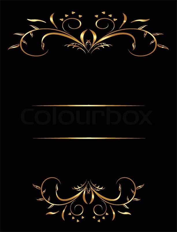 613x800 Vector Beautiful Luxury Card Or Stock Vector Colourbox