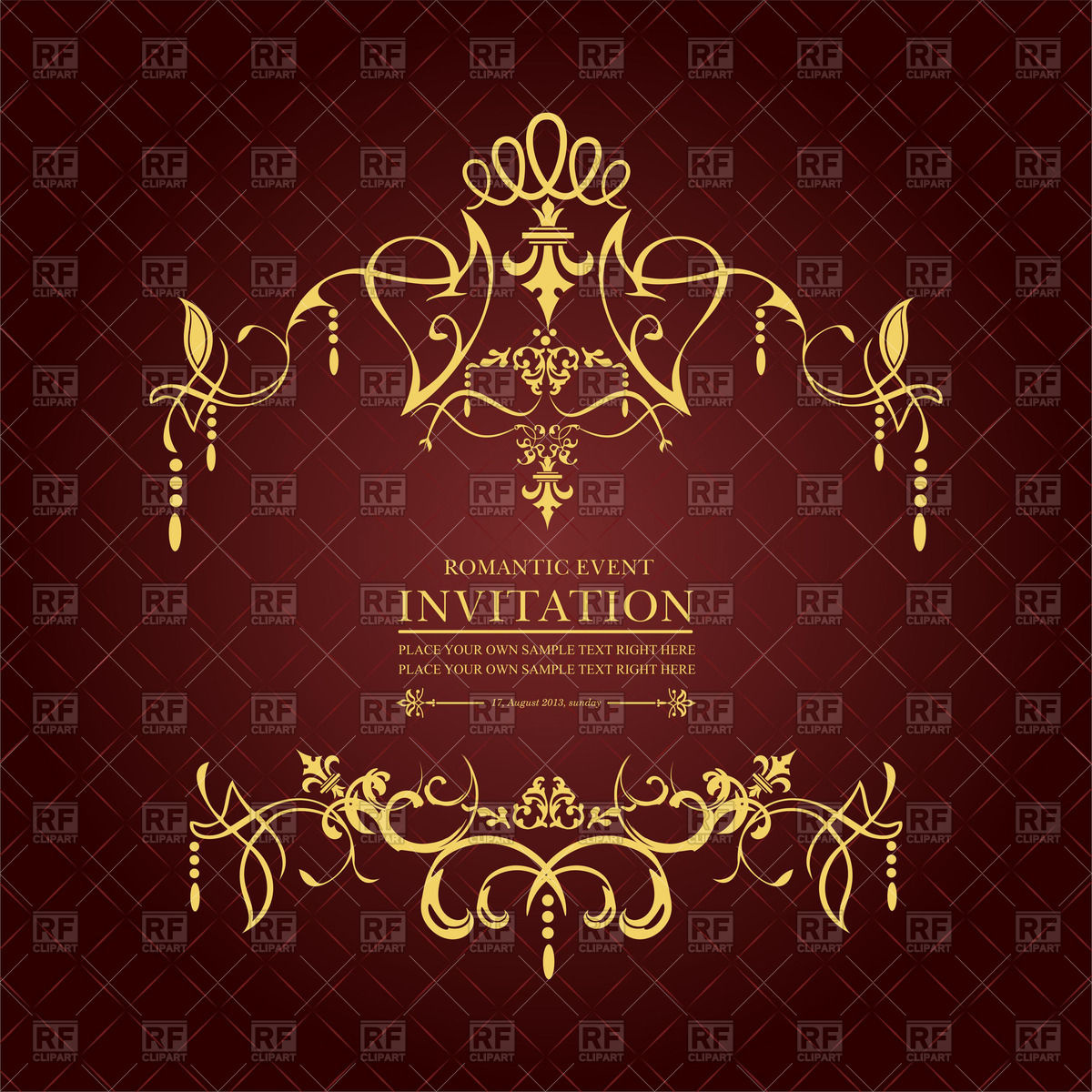 1200x1200 Decorative Luxury Vignettes Vector Image Of Borders And Frames