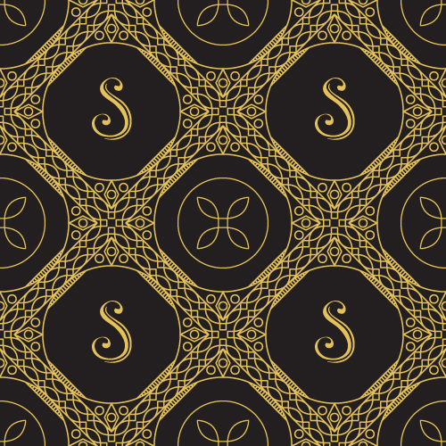 500x500 Gold Lineart Seamless Pattern Luxury Vector Free Download