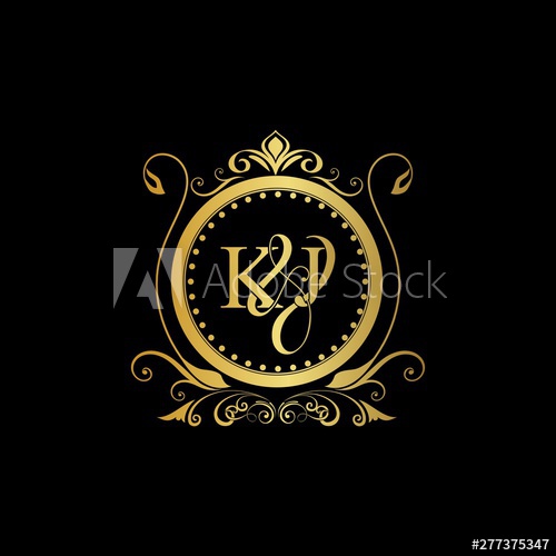 500x500 K J Kj Logo Initial Vector Mark Initial Letter K And J Kj