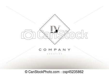 Lv L V Retro Vintage Black White Alphabet Letter Logo Lv L V 450x305 Lv L V Retro Vintage Black White Alphabet Letter Logo Lv L V