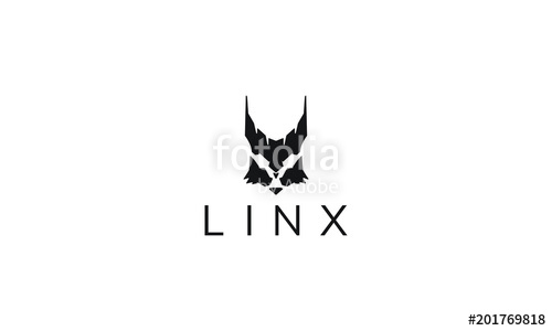 500x300 On The Logo Is An Abstract Image Of A Lynx Stock Image