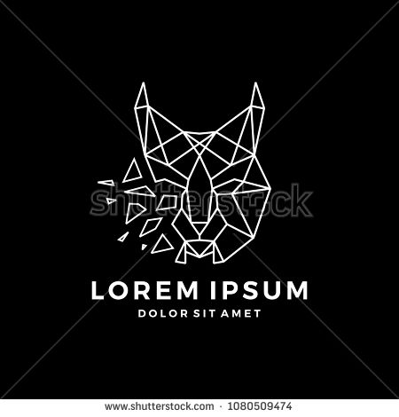450x470 Geometric Lynx Logo