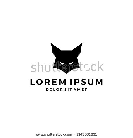450x470 Lynx Head Black Logo Vector Icon Download
