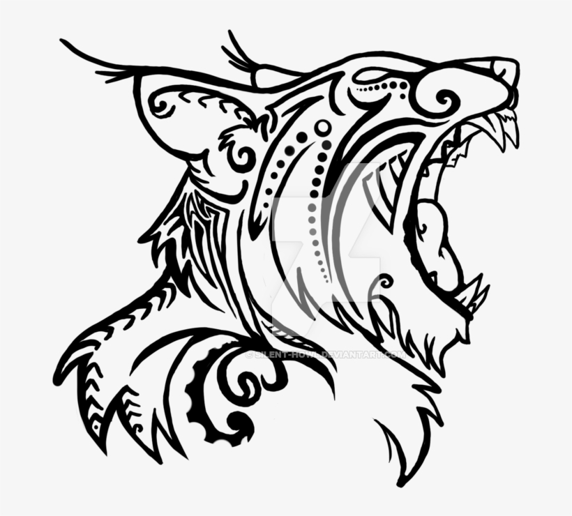 820x740 Lynx Vector Black And White
