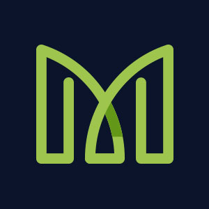 300x300 Letter M Geometric Line Logo Vector Buy The Logo