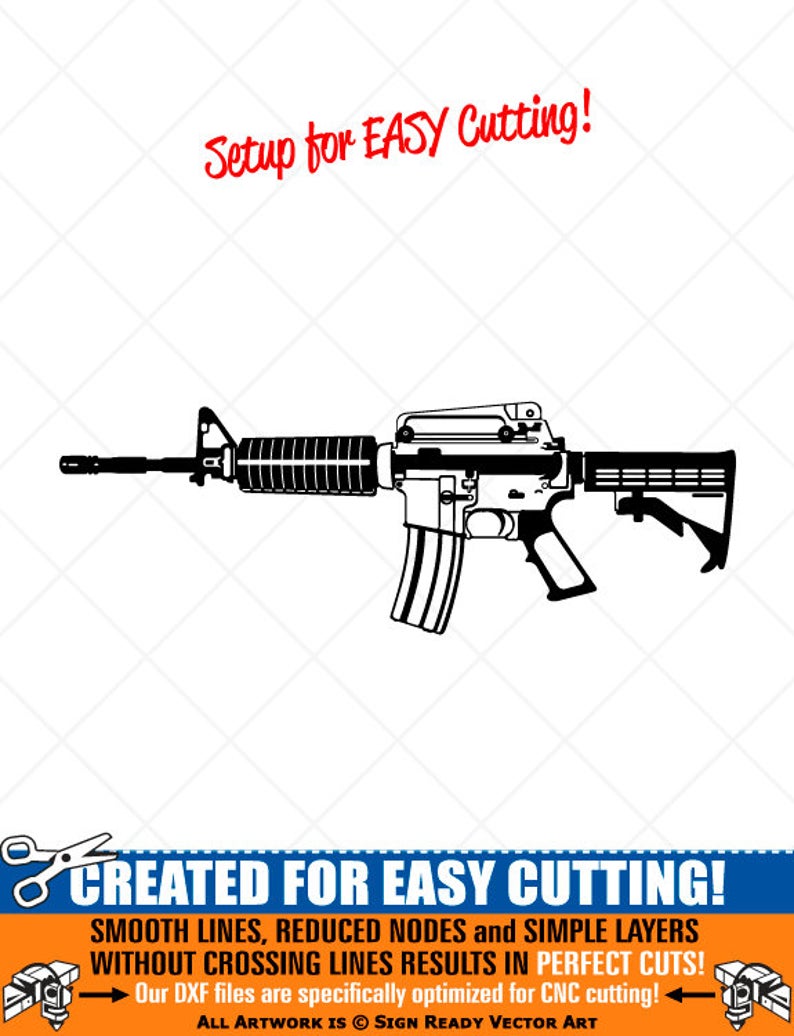 Detailed Carbine Rifle Gun Clipart Vector Clip Art Etsy 794x1036 Detailed Carbine Rifle Gun Clipart Vector Clip Art Etsy