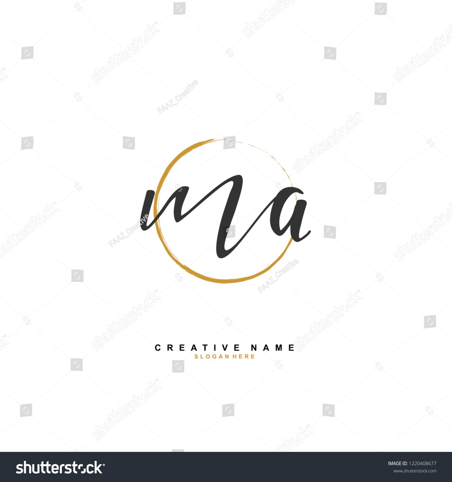 1500x1600 M A Ma Initial Logo Template Vector Initial Ma Logo Vector