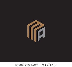 301x280 Ma Logo Vector, Initials Logo Hexagon Logo, Logo Design