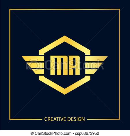 450x470 Initial Letter Ma Logo Template Design Vector Illustration Vector