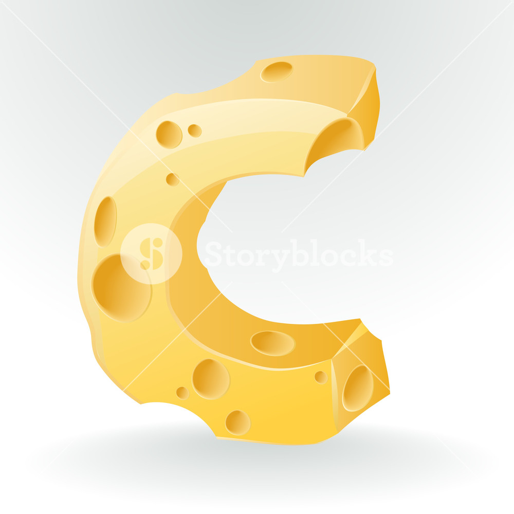 1000x1000 Cheese Vector Abc Royalty Free Stock Image