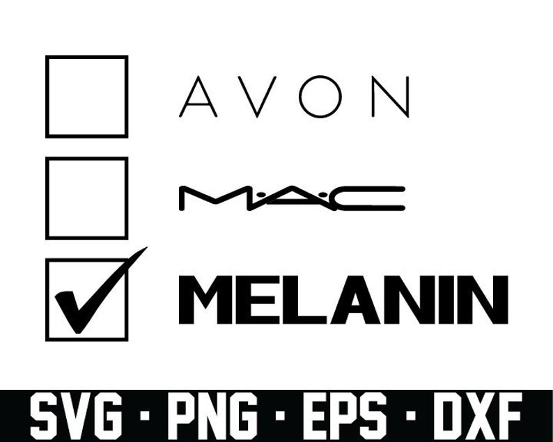 794x635 Avon Mac Maybelline Melanin Inspired Logo Vector In Etsy