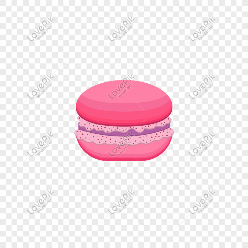 860x860 Pink Macaron Vector Transparent Bottom Free Png Image Picture Free