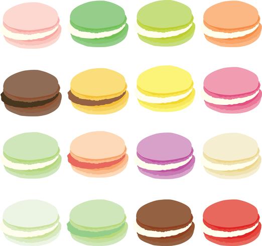 522x490 Macarons Vector