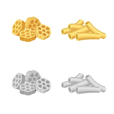 450x450 Vector Design Of Pasta And Carbohydrate Icon Collection Of Pasta