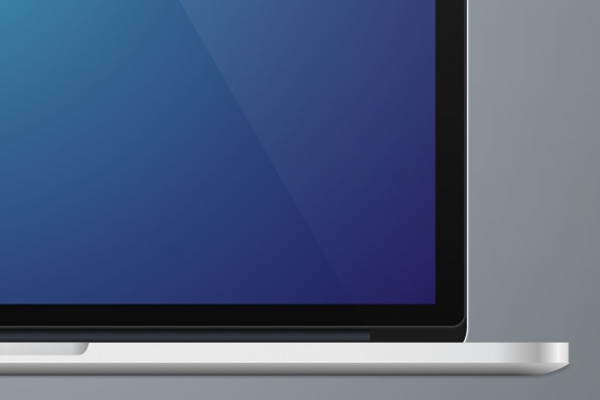600x400 Vector Macbook Pro Sketch Freebie