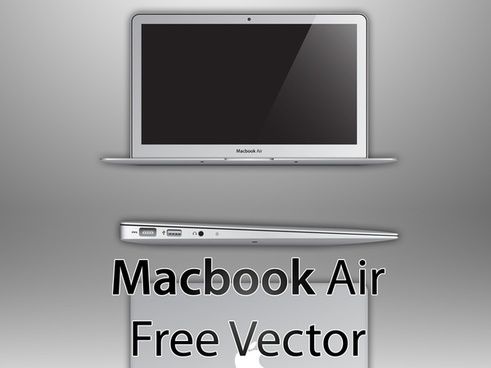 491x368 Macbook Vector Free Vector Download