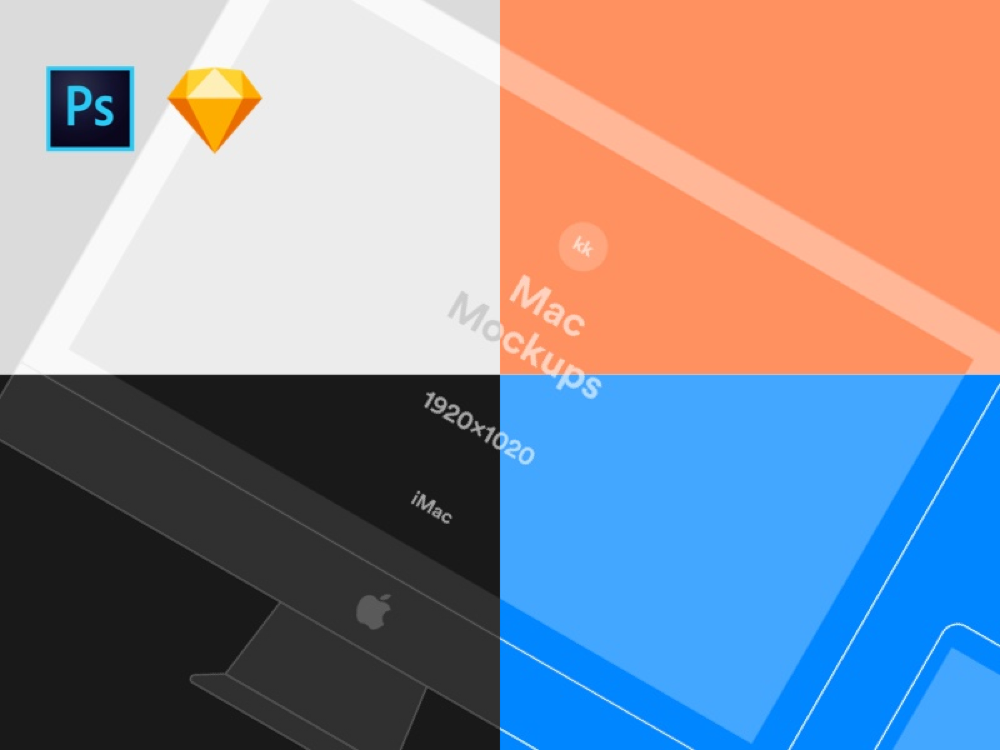 1000x750 Free Download Imac Macbook Vector Mockups Affapress