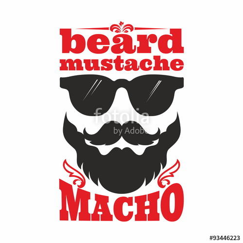 500x500 Mustache Beard, Mustache, Macho Stock Image And Royalty Free