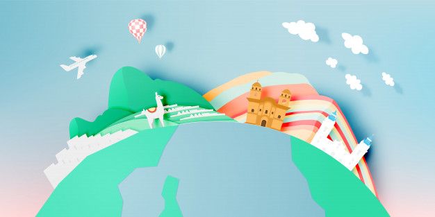 Peru Travel With Machu Picchu Paper Art With Pastel Color Scheme 626x313 Peru Travel With Machu Picchu Paper Art With Pastel Color Scheme