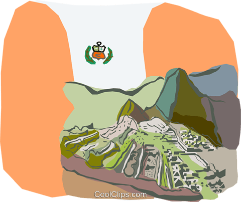 The Ruins Of Machu Picchu Peru Royalty Free Vector Clip Art 480x403 The Ruins Of Machu Picchu Peru Royalty Free Vector Clip Art