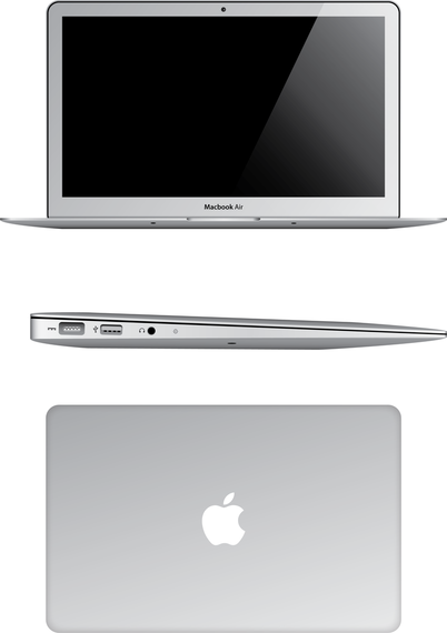 Macbook Air Free Vector 402x570 Macbook Air Free Vector