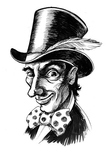 353x489 Mad Hatter Stock Vectors