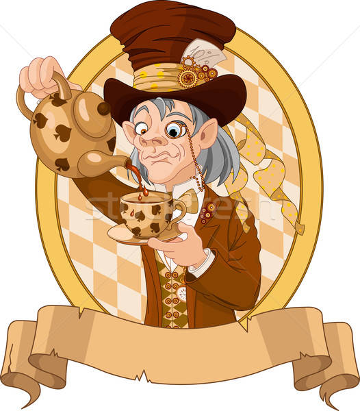 526x600 Mad Hatter Vector Illustration Anna Velichkovsky