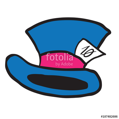 500x500 Mad Hatter's Hat Stock Image And Royalty Free Vector