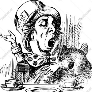 300x300 Alice In Wonderland Clip Art Alice Mad Hatter Cat Cultracing