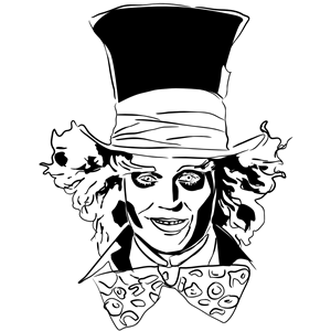 300x300 The Mad Hatter Clipart, Cliparts Of The Mad Hatter Free Download